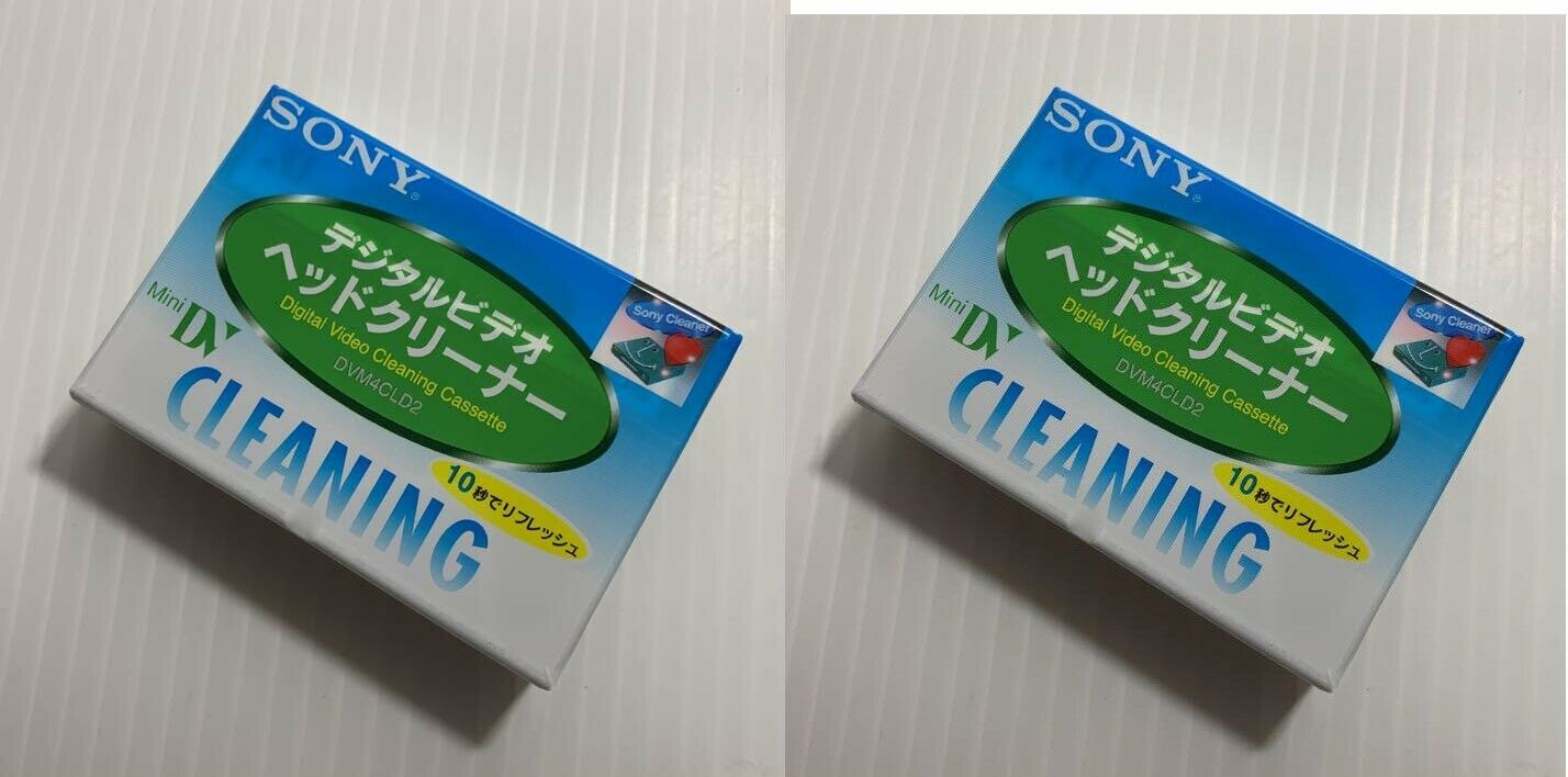 Sony Sony Dvm4cld2 [dry Cleaning Cassette For Mini Dv] × 2 Pieces