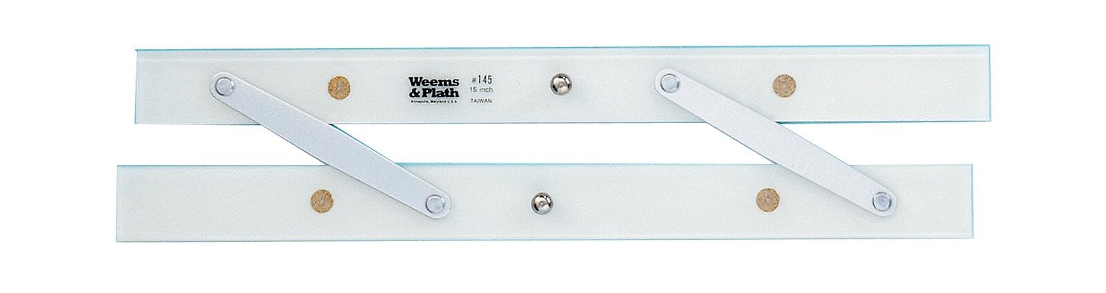 Weems & Plath Marine Navigation Parallel Ruler Without Protractor Markings (1...